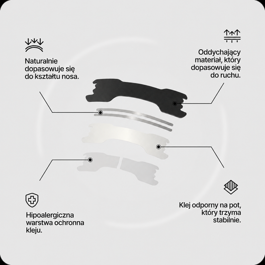 Avelia Strips™ - Paski Wspierające Swobodny Oddech